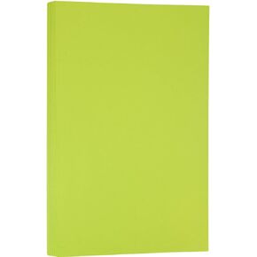 JAM PAPER Legal Colored 24lb Paper - 90 gsm - 8.5 x 14 - Orange Recycled - 100 Sheets/Pack