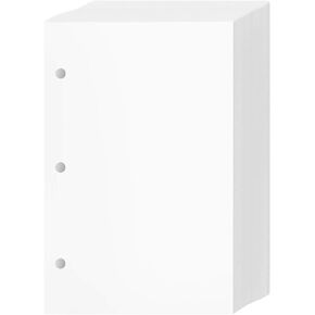 3 Hole Punch Half Letter Paper, Bright White Sheets, For 3 Ring Binders and Clipboards | 8.5 x 5.5 Inches | 24lb Bond, 60lb Text, 90 GSM | 250 Papers Per Pack