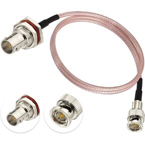 Bingfu Mini BNC Male to BNC Female Vedio SDI Cable 75 Ohm 12inch for HD 3G SDI Recorder Camera Monitor Converter Audio Router