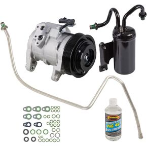 AC Compressor & A/C Repair Kit For Dodge Ram 5.7L Hemi V8 2003 2004 2005 2006 2007 2008 - BuyAutoParts 60-80307RK New