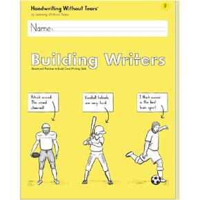 Learning Without Tears Building Writers- Student Edition- Grade 1, Writing Skills in Narrative, Information, Opinion Style, Writing Fluency- for School and Home Use
