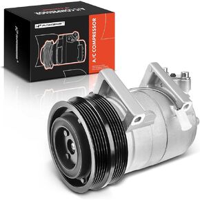 A-Premium Air Conditioner AC Compressor with Clutch Compatible with Volvo C70 2004/2006-2013, C30 2008-2013, S40/V50 2005-2011, V70 1999-2000, 1.6L 2.0L 2.3L 2.4L 2.5L