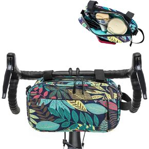 Bike Handlebar Bag, Bike Bag for Bicycles, Waterproof Bike Frame Bag with Shoulder Strap, Scooter Bag, Bike Storage Bag, Shoulder Bag for Mountain Road Bike Accessories