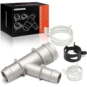A-Premium Coolant Hose Junction Connector - Compatible with Chevy, GMC & Cadillac Models - Avalanche, Silverado 1500 2500 3500, Suburban, Tahoe, Sierra 1500 2500 3500, Yukon, Escalade - Replace# 47157