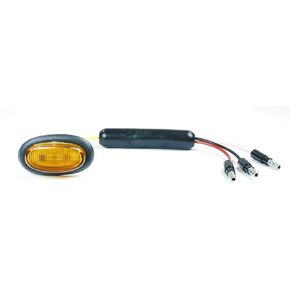 Grote 49373 Yellow Dual Intensity MicroNova LED Clearance Marker Light (Slim-Line with Grommet)