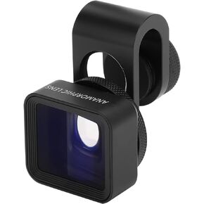 1.33X Anamorphic Lens for iPhone for Android, Wide Screen Deformation Filmmaking Lens, Video Maker Universal Optical Phone Lens