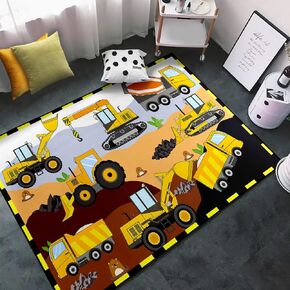 Car Rug for Kids Playroom - Road Rug for Boys Room Kids Play Mat with Road Tracks Car Play Mat, 2.5x4 Feet in Kuwait