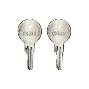 Ignition Keys Replacement for Bauer Yale Diamond Plate American Crane Locks - CH512 (2)