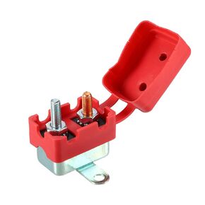 Stud Circuit Breakers with Crosswise Bracket/Automatic Reset Circuit Breaker Stud Bolt for Car Truck RV Boat/Durable 35A DC 12V-24V / 1 Pcs