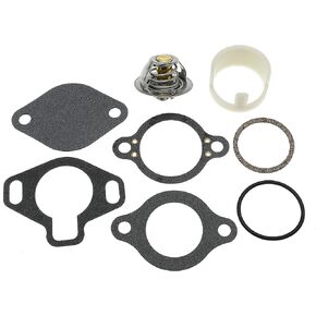 مجموعة ترموستات 160 درجة 807252Q5 وحشيات كم 23-806922 للميركوري للبحرية لـ Mercruiser 4.3 5.0 5.7 V6 V8 استبدال المحرك 807252T5 807252T8 23806922 ‎ 807252T 5