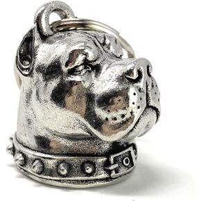 Bravo Bells Pit Bull Bell - Biker Bell Accessory or Key Chain for Good Luck on The Road