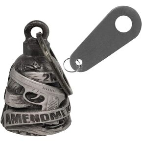 Motorcycle Bell with Hanger for Biker, Good Luck Biker Bells & Motorcycle Accessories, Keychain Luck Bell