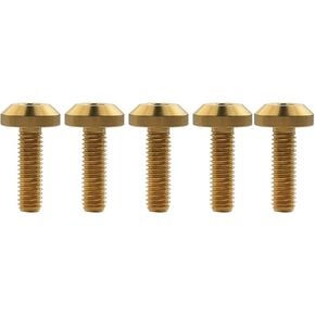 التيتانيوم M6 x15 20 25 30 35 مم مسمار مسمار للدراجات النارية قرص الفرامل الترباس حزمة من 5 (M6x20mm، Ranibow) in Kuwait