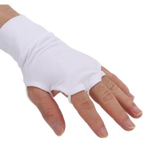 Golf Finger Glove, Elastic Golf Half Finger Glove Men Women Ice Silk Sunscreen Sun UV Hot Gloves Protector