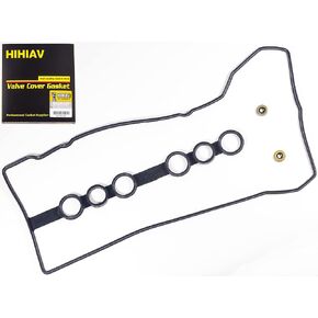 VS50542R Compatible with Toyota Corolla Matrix Celica Mr2 Engine Head Valve Cover Gasket Seal 1.8L&Gromets Spyder Chevrolet Chevy Prizm Pontiac 2000 2001 2002 2003 2004 2005 2006 2007 2008 VC2024