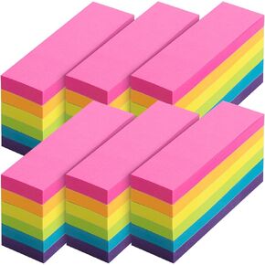Mr. Pen- Sticky Notes, 1x3 Inch, 2160 Sheets, Bright Colors, Small Sticky Notes, Mini Sticky Notes, Sticky Notes Small, Sticky Note Pads, Colored Sticky Notes, Bulk Sticky Notes