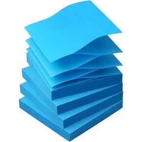 أوراق ملاحظات لاصقة 3x3 منبثقة ذاتية اللصق بألوان زاهية، سهلة النشر للمكتب، المدرسة، المنزل، 4 وسادات/عبوة، 90 ورقة/وسادة (أحمر وردي)