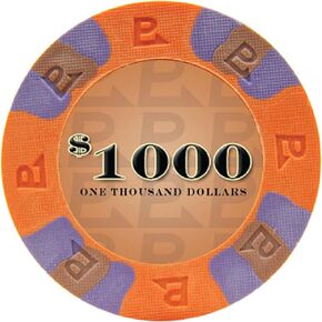 NexGen Pro Classic Poker Chips 10-6000 : 9 Gram Authentic Casino Feel with Tri-Color Design and Textured Mold - 50 Pack in Kuwait