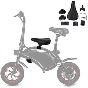 Set of Children Saddle Seat Foot Pedals Bicycle Saddle Children Ebike Seat for F - Wheel DYU Electric Bike