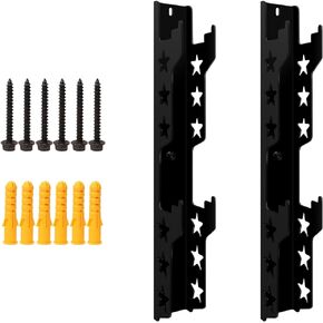 2PCS Jack Stand Holder Wall Mount Organizer Car Jack Stand Storage Rack Wall Brackets Fits 2 & 3 & 4 & 5 Ton Tall Jackstand Tower Trailer Accessories Tool