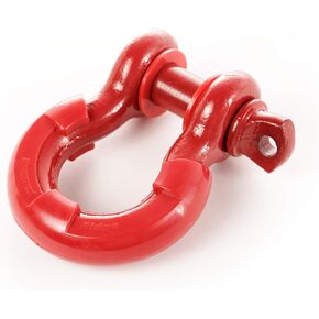 Rugged Ridge | D-Ring Shackle Isolator Kit, Red Pair, 3/4 inch | 11235.31