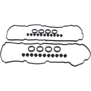 MOTOKU Engine Valve Cover Gasket Set for Ford Edge Flex Fusion Taurus for Lincoln MK for Mazda 6 CX-9 for Mercury Sable 2007-2012