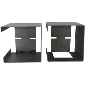 Set of Steel Trailer Square Tail Light Mounting Boxes - 24017/24018
