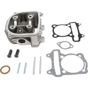 Glixal ATGT-024 GY6 125cc 150cc to 170cc 61mm High Performance Racing Cylinder Head Assy with Valves for 152QMI 157QMJ Chinese Scooter Moped ATV Go Kart Engine (None EGR Type)