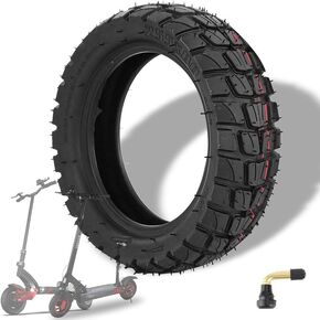 80/65-6 Off-road Vacuum Tire 255x80 10x3-6 Tubeless Tire Fit for Nanrobot D4 D5 D6/ Joyor S10-S/Yume Y10 /VSETT 10+/ Kugoo M4 Pro/Zero 10X Electric Scooter, Thickened Anti-explosion Tyre
