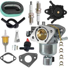 16 853 21-S Carburetor Fit for Kohler 1685321-S, 32 853 61S 3285361S,12 853 21S，32 853 47S for KT730 KT735 KT740 KT745 22HP 23HP 24HP 25HP 26HP Engine With Fuel Pump and Air filter