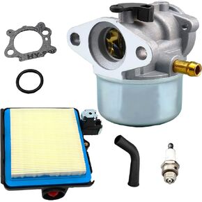 799868 Carburetor +795259 Air Filter Cleaner Primer Base Replacement for Briggs & Stratton 799868 498170 799872 694202  497586 498254  790821  Carburetor - for Briggs & Stratton Carburetor 14111
