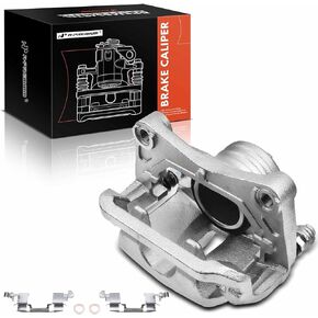 A-Premium Disc Brake Caliper Assembly with Bracket Compatible with Select Nissan Models - Murano 2003-2007/2009-2012, V6 3.5L - Front Left Driver Side