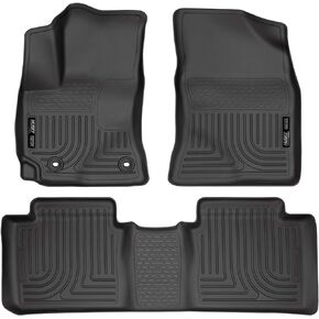 Husky Liners - Weatherbeater | Fits 2014 - 2019 Toyota Corolla - Front & 2nd Row Liner - Black, 3 pc. | 99531