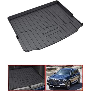 X3 Cargo Mat Compatible with 2018 2019 2020 2021 2022 2023 BMW X3 G01， All Weather Rear Cargo Liners Trunk Tray Floor Mats Protector Custom Fit, 3D Waterproof TPO Accessories，Not Fit X3 xDrive 30e
