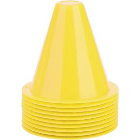 Soccer Cones, 10pcs 3.35 inch PE Sports Training Field Marker Football Barriers Marker Holder Accessory for Outdoor Activity Sports Training