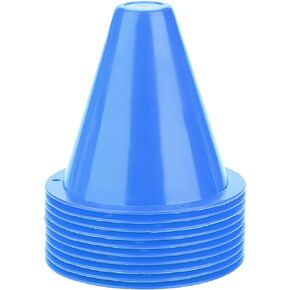 Soccer Cones, 10pcs 3.35 inch PE Sports Training Field Marker Football Barriers Marker Holder Accessory for Outdoor Activity Sports Training