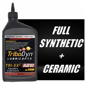 TRI-EX2 Full Synthetic 50W Gear Oil with Ceramic Coating (1 Gallon)