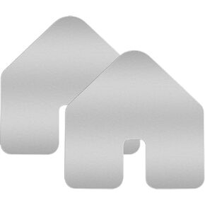2 Pcs Stainless Steel Bow Keel Guard 9.84'' X 9.84'' Boat Bow Protector Notched Bow Guard