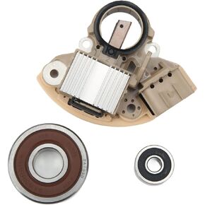 23100 1AA1B Regulator Brushes Bearings Kit,Aluminium Alloy Alternator Rebuild Kit Fit for Murano Quest Altima Maxima