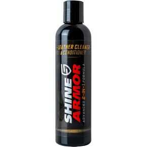 SHINE ARMOR Leather Cleaner Conditioner & Protector for Car Interior Apparel Furniture Auto Interiors Shoes Bags Purses Sofas Car Seats Steering Wheel 8 Fl Oz