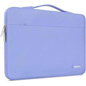 MOSISO 360 Protective Laptop Sleeve Compatible with MacBook Air/Pro, 13-13.3 inch Notebook, Compatible with MacBook Pro 14 inch M3 M2 M1 Chip Pro Max 2023-2021, Polyester Bag with Belt, Black