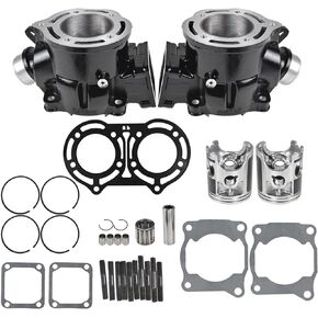WFLNHB Cylinder Piston Gasket Top End Kit Replacement for Yamaha Banshee 350 YFZ350 1987-2006