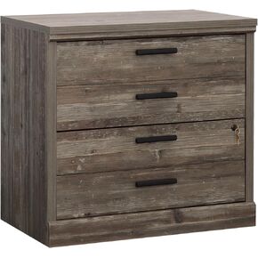 Sauder Aspen Post 2-Drawer Lateral File Cabinet, L: 31.26" x W: 19.45" x H: 29.72", Pebble Pine Finish
