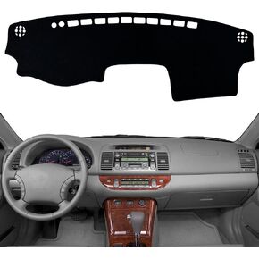 Dash Mat Cover Interior Dashboard Protector pad Compatible with Toyota Camry LE XLE SE Sedan 2002 2003 2004 2005 2006 Dashboard Cover Pad Carpet Protector(02-06)