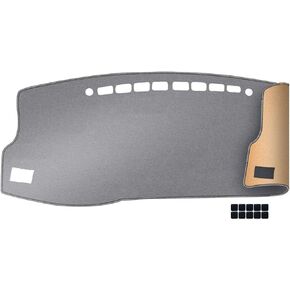 KEYOOG Dashboard Cover Dash Mat Fit for to-yota Corolla 2013-2009 (for Left Hand Drive),Car Dash Board Mat Anti-Glare Carpet,Non-Slip Pad Sunshield Protector (Black)