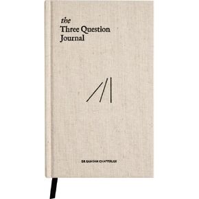 The Three Question Journal Dr. Rangan Chatterjee - Daily Gratitude Journal 2024 for Mindfulness, Stress Relief, Guided Journal for Daily Mental Wellness Personal Growth - Green - Intelligent Change