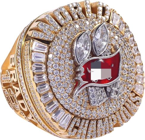NATIONAL FOOTBALL CHAMPIONSHIP RING 2020 Tampa Bay WITH WOOD BOX GIFT FOR CHRISTMAS AND BIRTHDAY in Saudi Arabia
