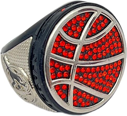 Discount Sports Rings, DELUXE BASKETBALL FINALIST RING — Assorted colors, Painted Body with stones, Player Ring, Player Award in Kuwait