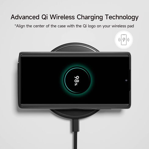 LVFAN for Samsung Galaxy S22 Ultra Battery Case, 10000mAh Fast Charging & Wireless Charging Case Battery Pack, Portable Extended Battery Charging Case for Samsung Galaxy S22 Ultra Black in Kuwait