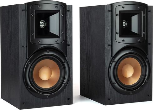 مكبرات صوت على رف الكتب KLIPSCH B-100-BLACK Synergy Black Label مع مكبر صوت قناة مركزية C-200-BLACK ومكبر صوت مضخم صوت SUB-120-BLACK (2019) in Saudi Arabia